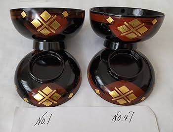 南部塗【秀衡塗】外黒内朱 有職菱紋 大椀 3客 Amazon.co.jp: 岩手県 南部文秀堂 秀衡塗 木箱入 漆器 天然木